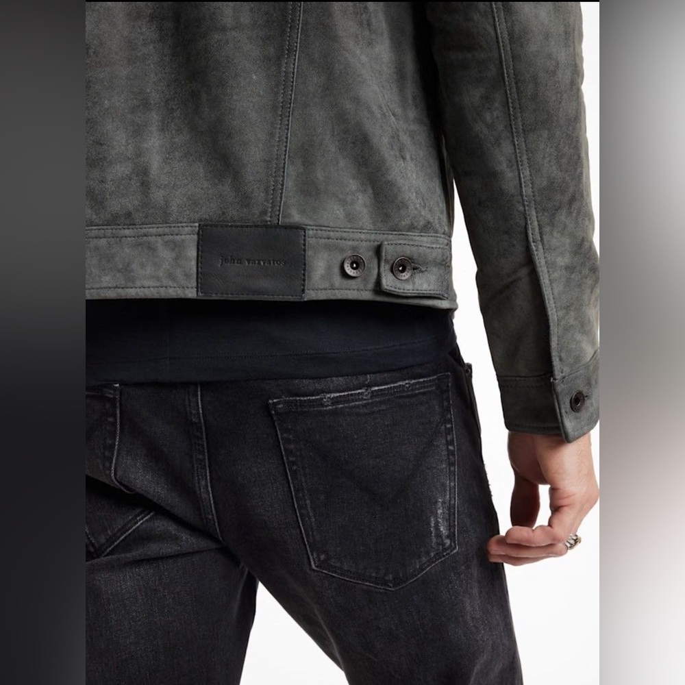 $698 NWT Brand New John Varvatos Andrew Trucker Jacket EU 46 USA 36 - Picture 5 of 12